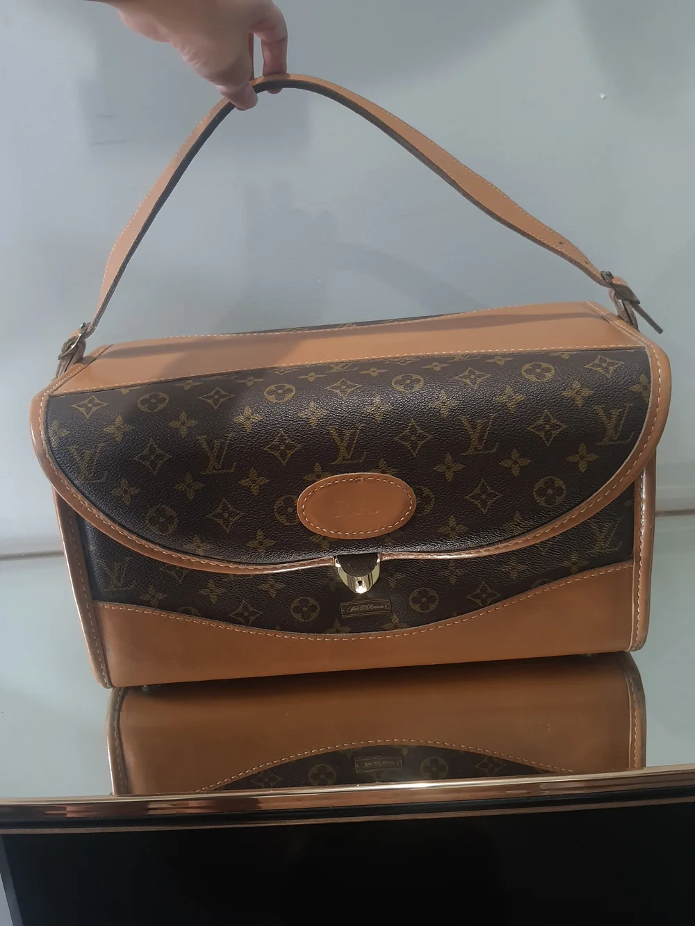 Louis Vuitton Brown Monogram French Company Train Case